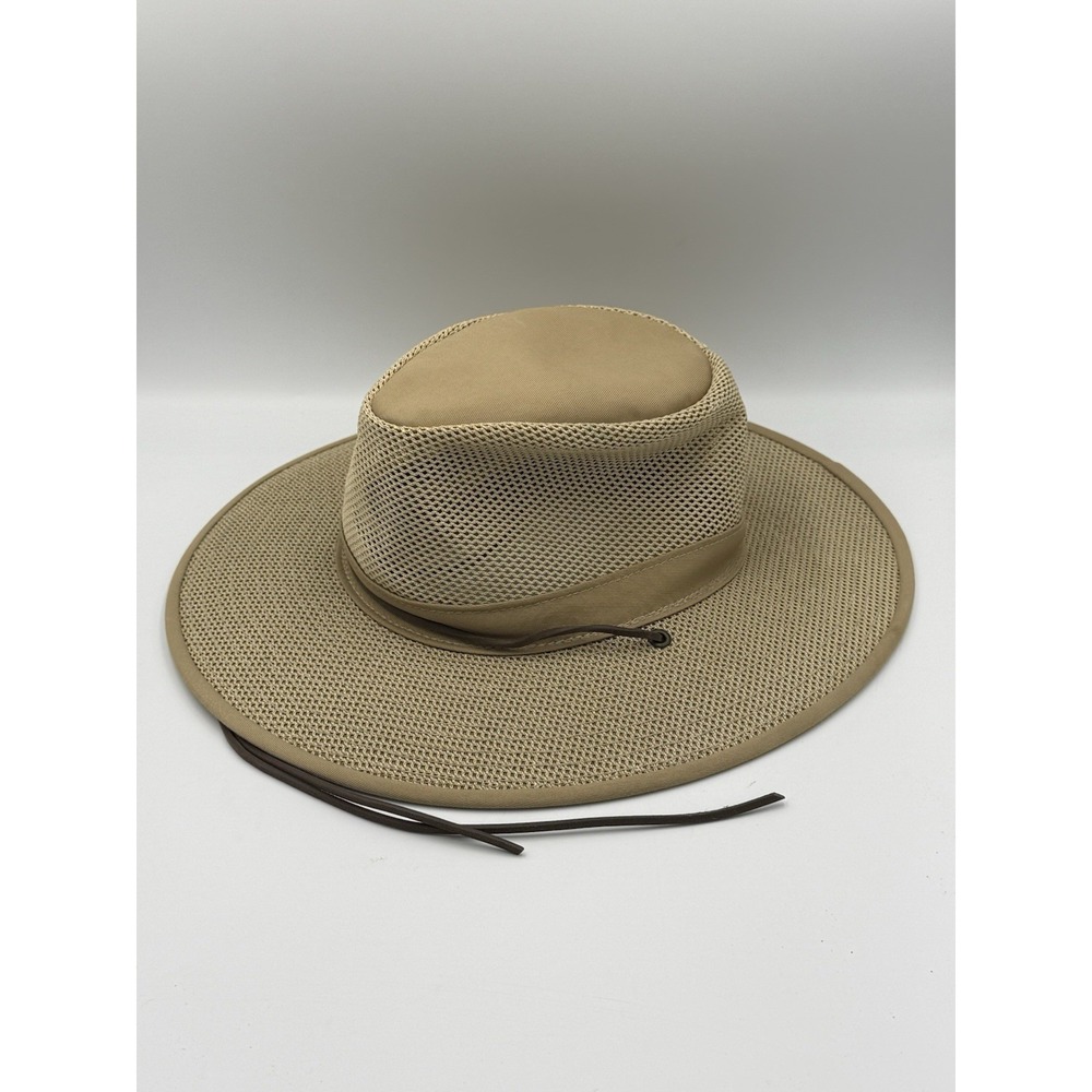 Henschel Hat Co Original Aussie Breezer Safari Hat Khaki USA Made Size Small